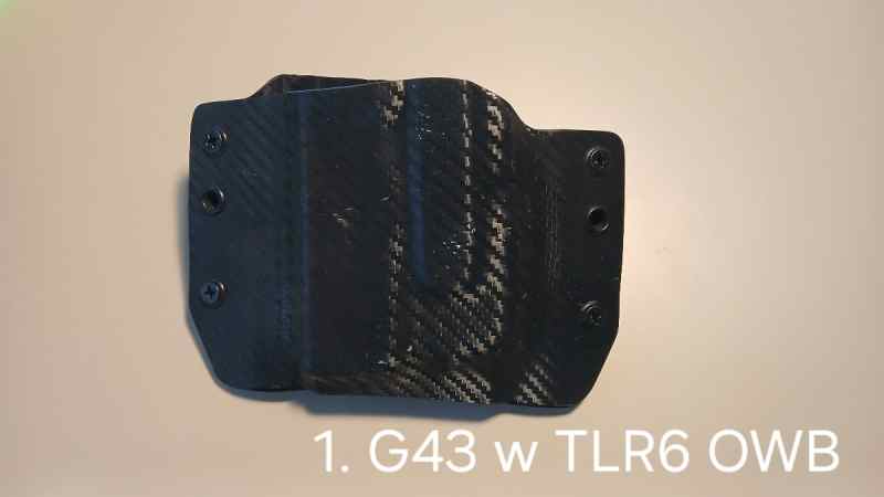 G43 left handed holsters