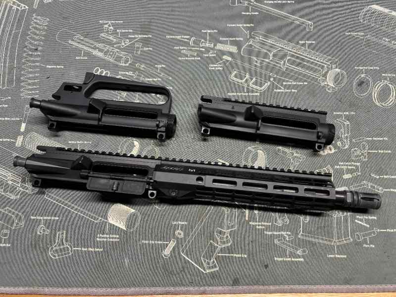 Aero 10.5 upper, stripped uppers