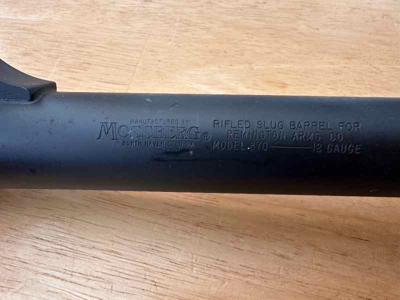 Mossberg rifled slug barrel 870 Remington 12g