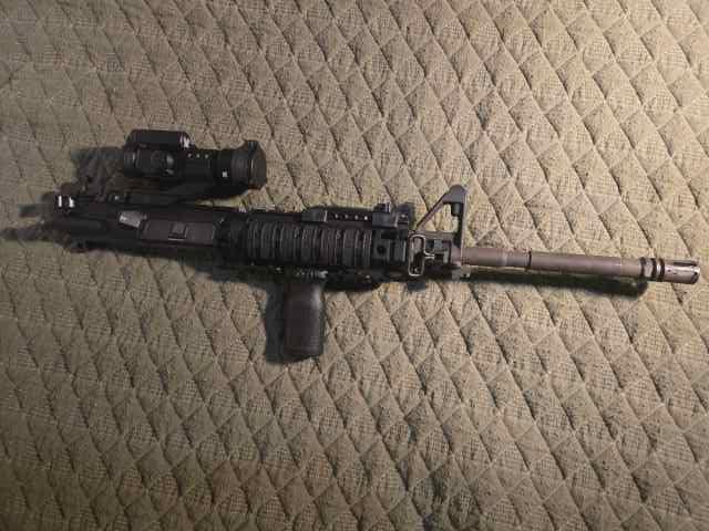 Del-Ton 5 56 M4-gery AR upper