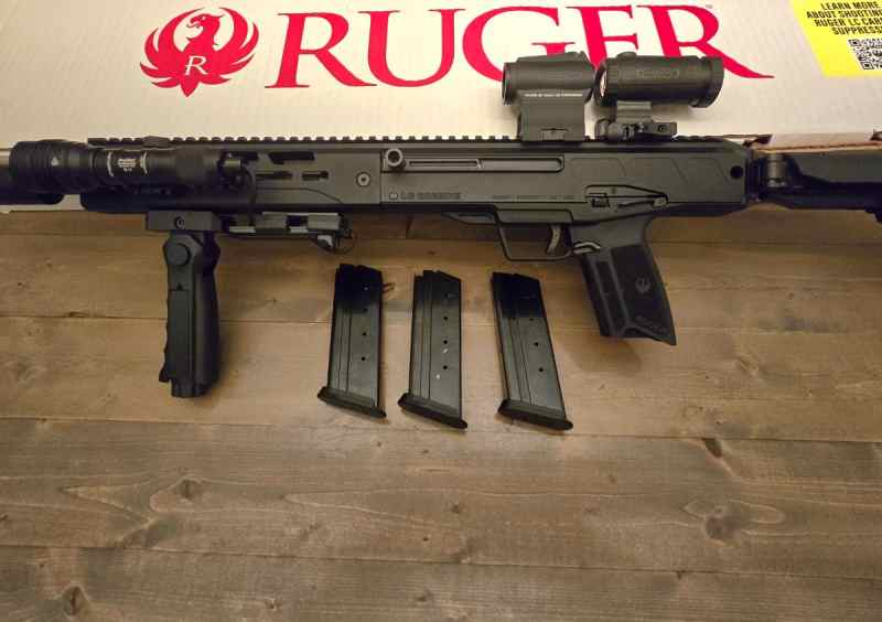 Ruger 5.7x28 Carbine,  Holosun, 3 Mags , FSFT
