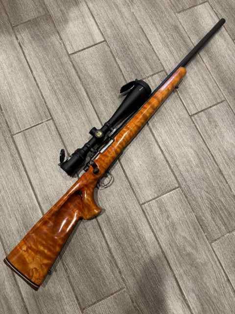 Remington 700 243 High Grade Maple Bull Barrel