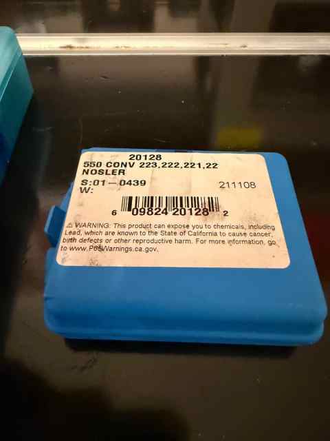 Dillon 550 c caliber change 223. Brand new