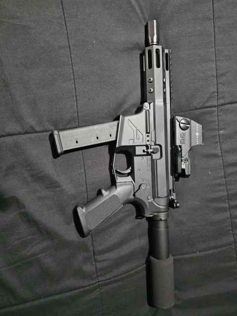 Ar 9mm and ar 556 areo build 