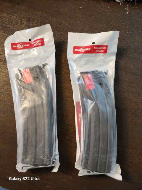 WTS:3 Surefire 60 rd mags..1 used 2 new!