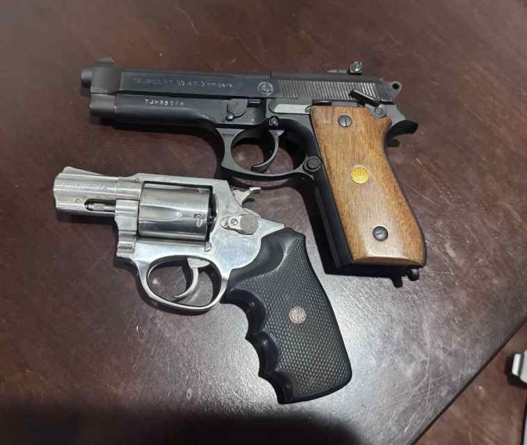 Taurus PT 99 AF 9mm And Rossi m88 .38 special 