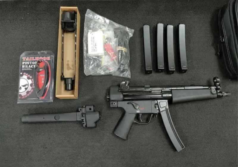 H&amp;K SP5 9MM Luger 8.86in Barrel Matte Black 30rd (