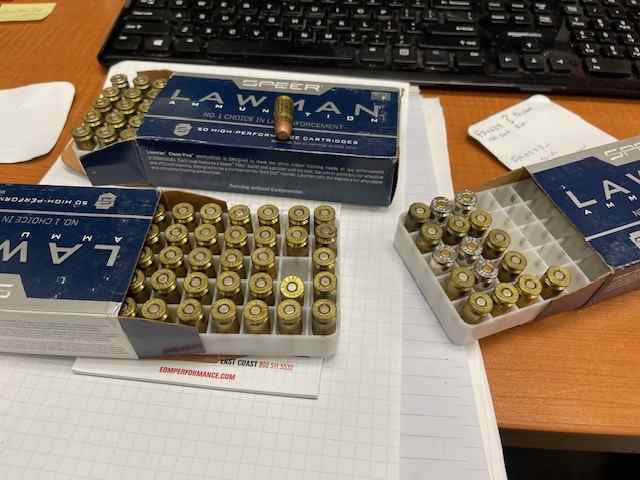 LAWMAN 357 SIG AMMO  116 ROUNDS