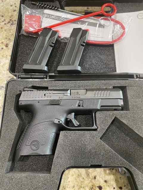 CZ P-10S, ALL FACTORY ACCESSORIES, $400 