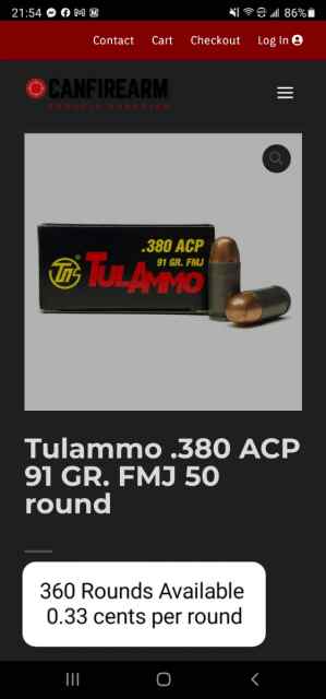 Tulammo 380 ACP 