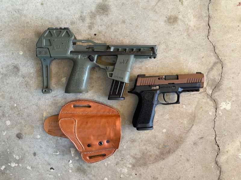 Sig P320 x carry and flux raider 9mm