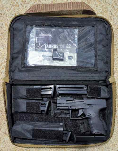 Taurus TX22 Compact 22LR 5 Mags, Optic Cut, Thread