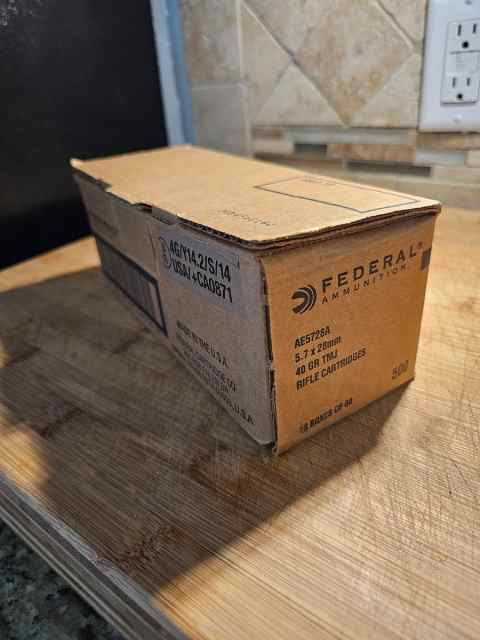 5.7 x 28 mm ammo 500 rounds