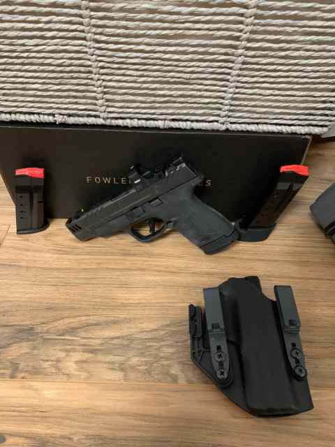 Shield Plus CC w/ Apex Kit, dot, JM Custom Holster