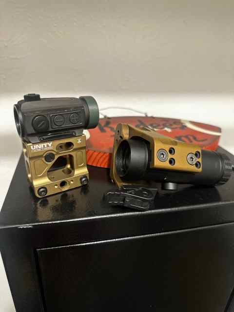 Optics with unity mounts