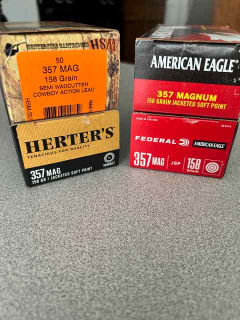 357 MAG 158 Grain Reduced $125 Takes All Ammo!