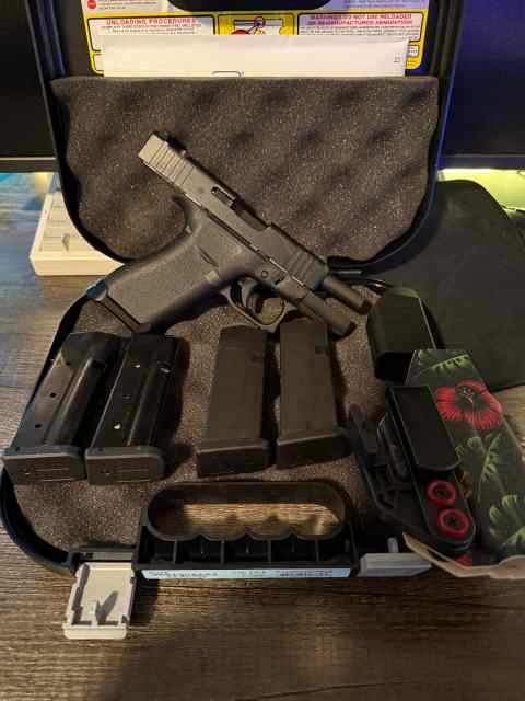 Glock 43xMOS w/shield arms mags