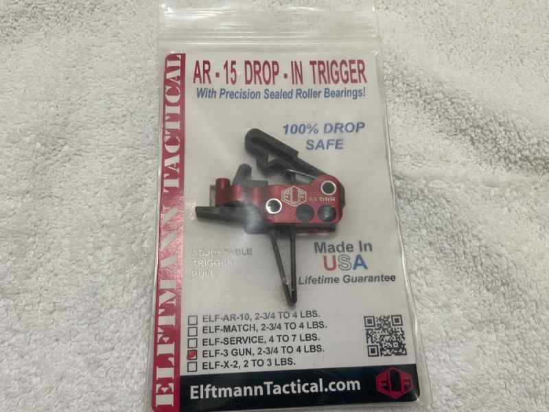 Elftmann Tactical 3 Gun Trigger - Adjustable 