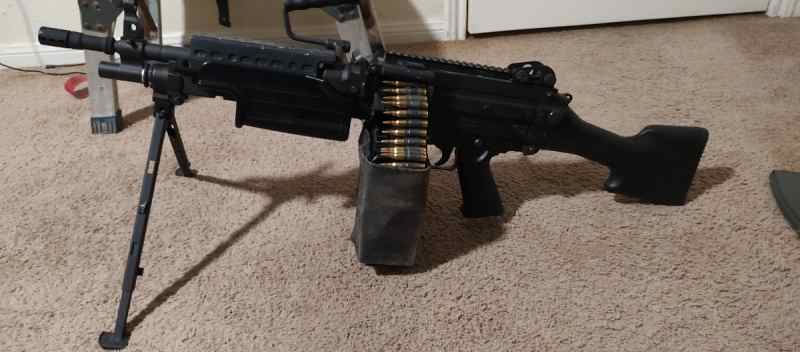 FN Licensed VFC Gas Blowback M249 Airsoft 