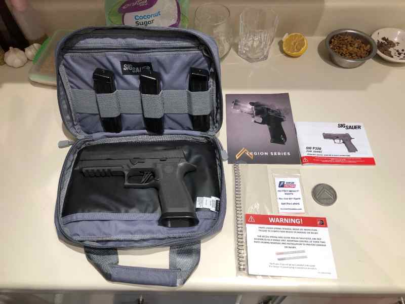 X Five Legion P 320 Sig Sauer