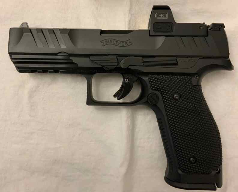 WALTHER PDP FULL SIZE 9MM 4.5&quot; 18RD PISTOL, BLACK 