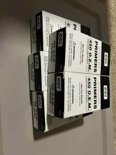 5,000 CCI Small Rifle Mag primers