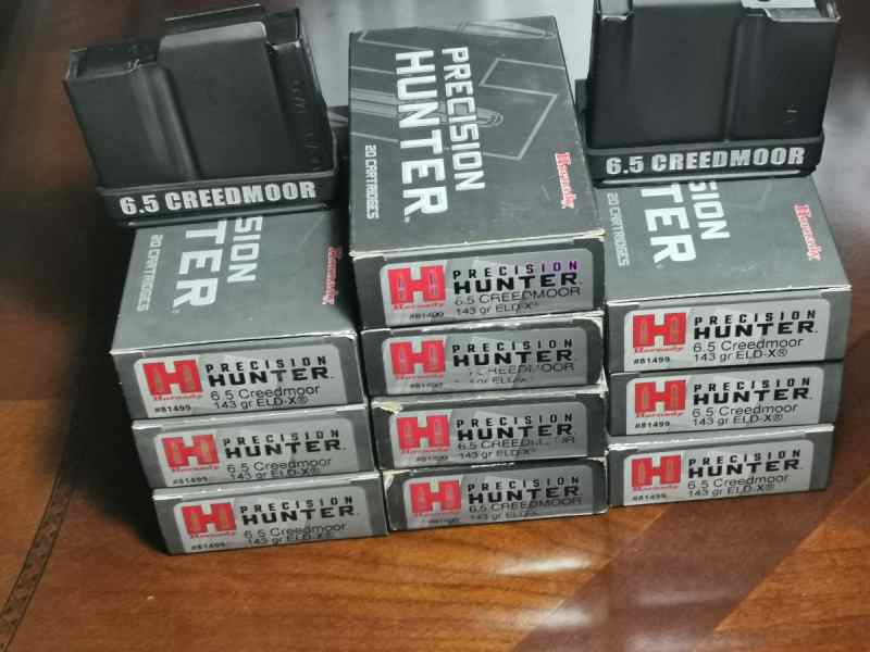 Hornady 6.5 Creedmoor ammo 10 boxes 