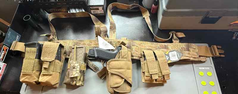 ATS molle battle belt Kryptec Highlander L 