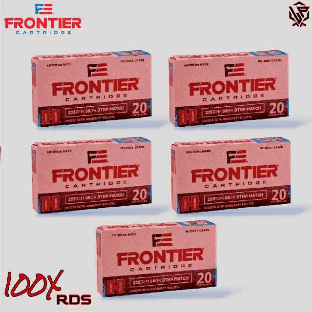 Frontier .223 Rem 68gr HP - 100Rds