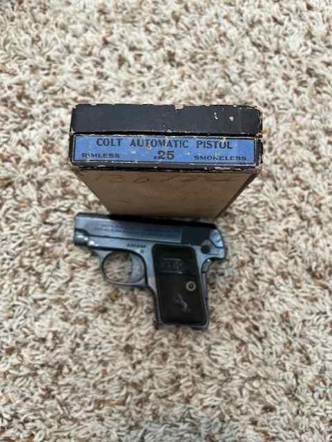 Colt .25 auto (with original box) 