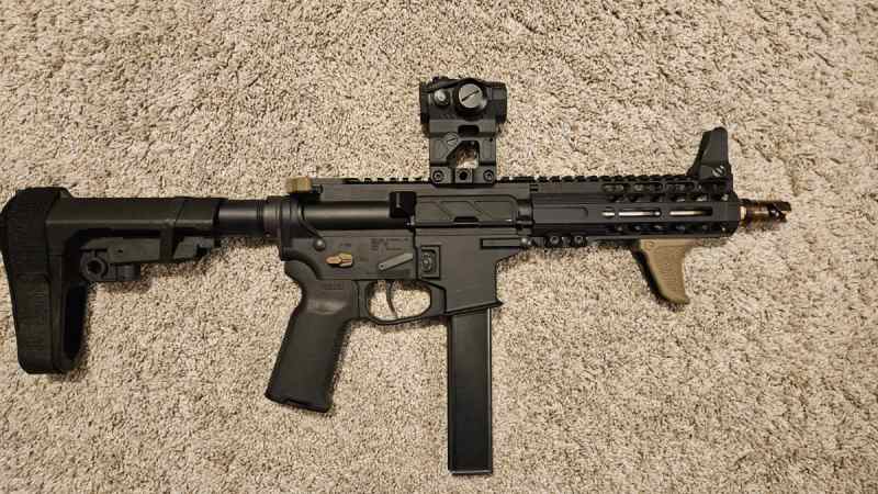 DDLES (QC10) 7.5&quot; AR 9mm PCC