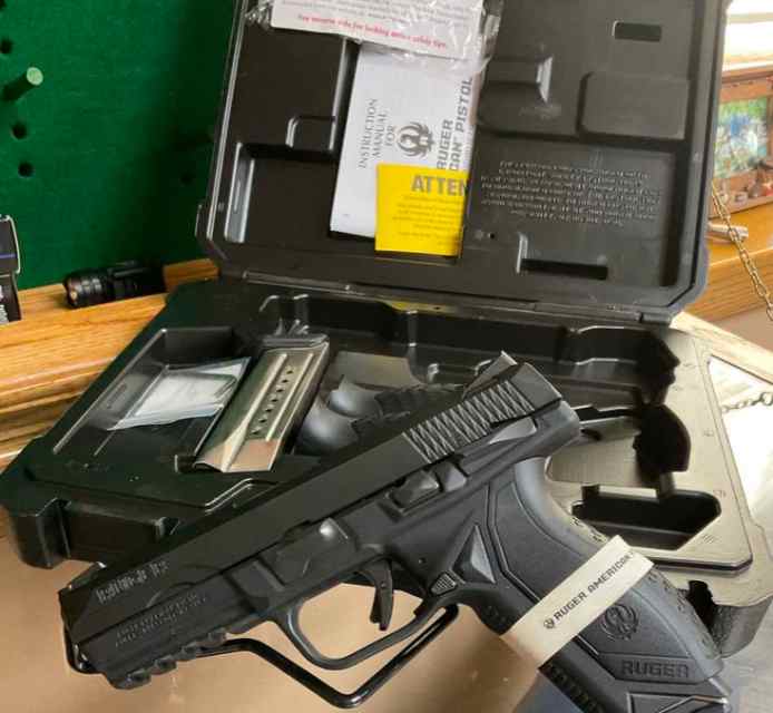 Ruger American 9mm duty pistol