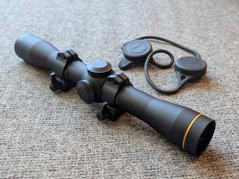 Leupold FX-II 2.5x28 Scout Scope, Warne QD rings