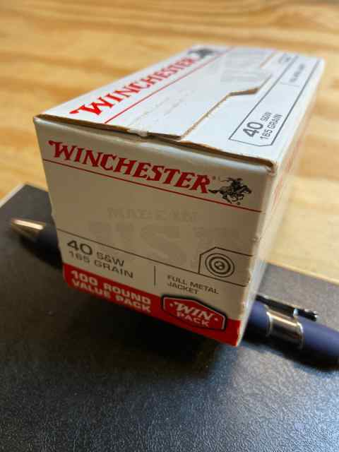 .40 cal Winchester FMJ