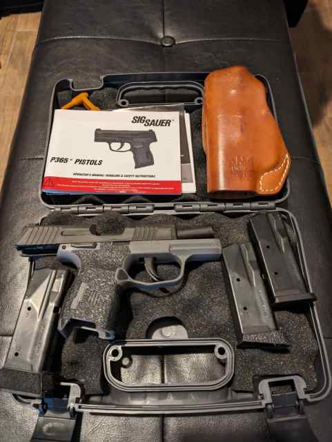 SIG P365 Grey (+Mag grip +JM4 Tactical holster)
