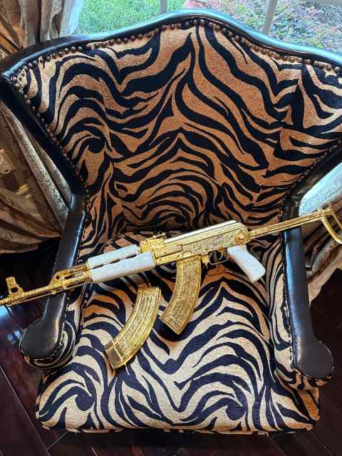 Engraved Gold AK