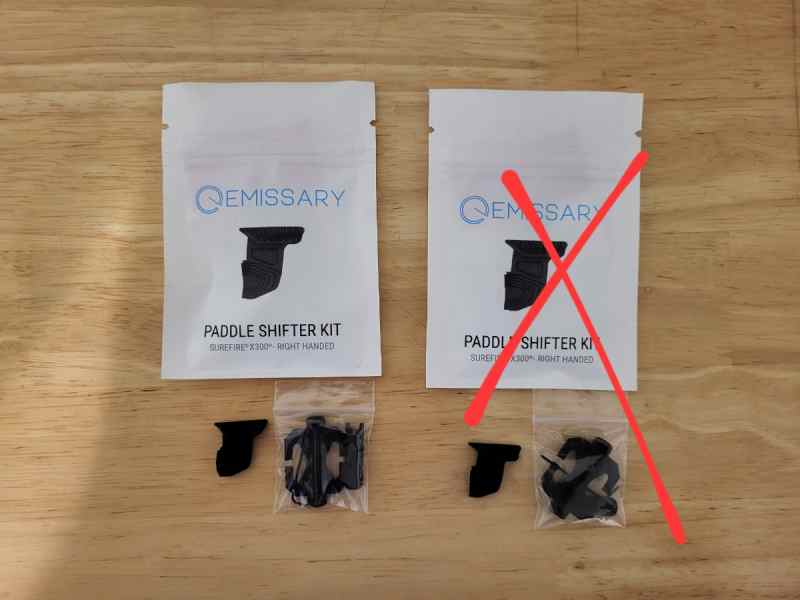 Emissary Development Paddle Shifter (X300, RH)
