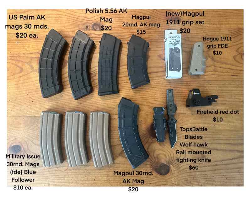 FS/FT Gun Parts for Cash or Bourbon