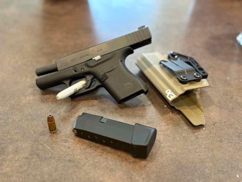 Glock 43 with holsters