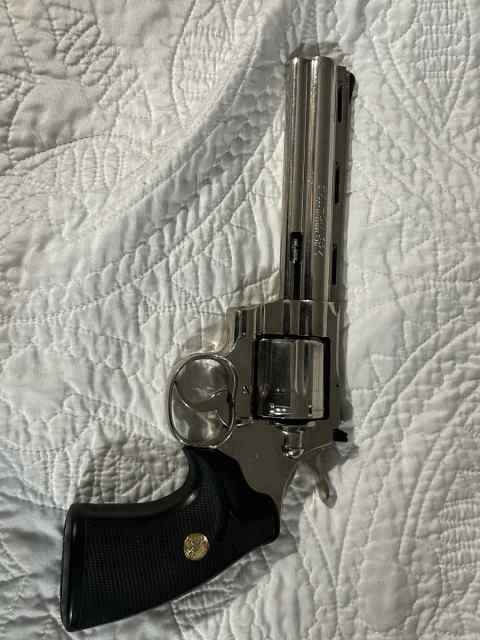 1970s model Colt python 357 revolver  6” barrel