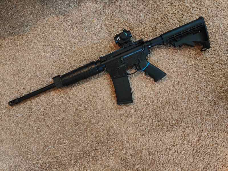 Smith &amp; Wesson M&amp;P 15 Sport 2 with green optic