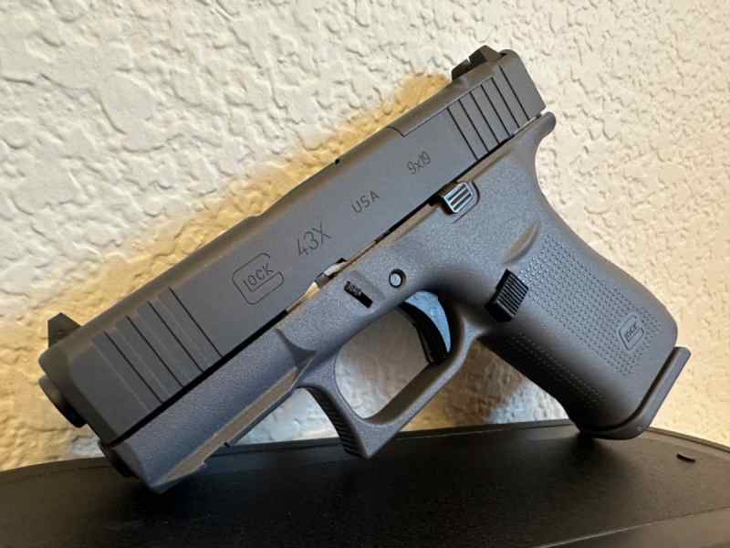 Glock 43X MOS - GRAY Frame (9mm) - New In Box