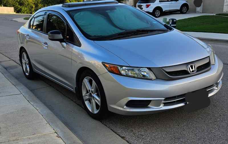 2012 Civic EX-L Silver Low Miles $8K OBO 