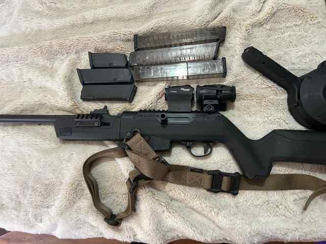 Ruger PC Carbine 9mm binary trigger + more