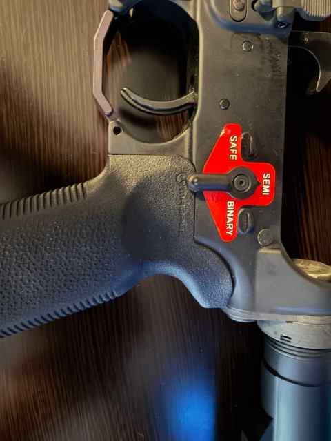 Anderson AR15 lower with Binary Trigger 