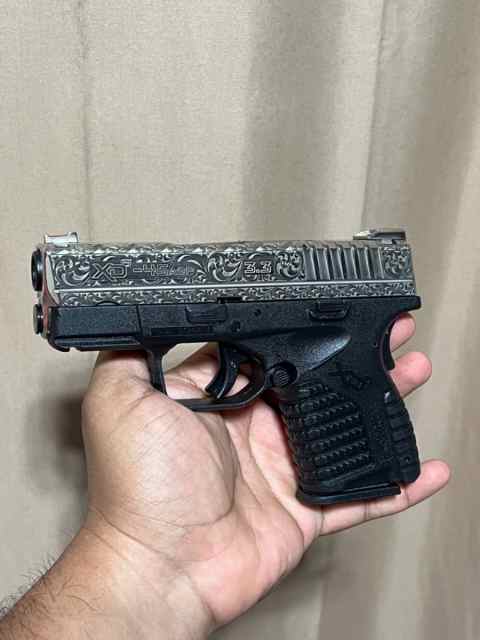 Springfield XDS engraved 