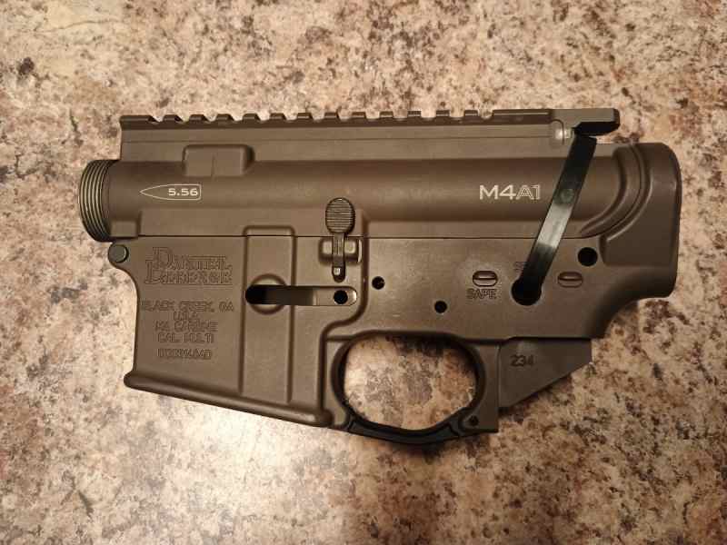 Daniel Defense DDM4 receiver set, factory Cerakote