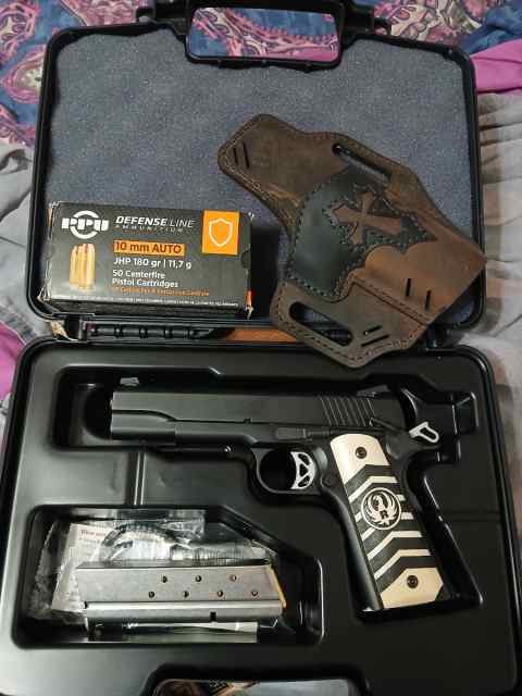 Ruger sr1911 10mm  night watchman 