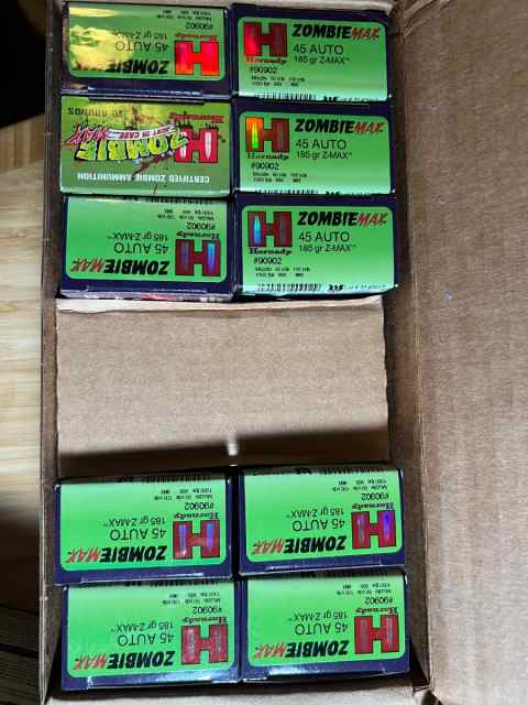 Hornady .45 acp Zombie Max 185gr