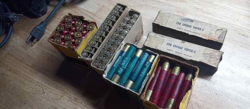 20 gauge cases /410 /250 super savage ammo 